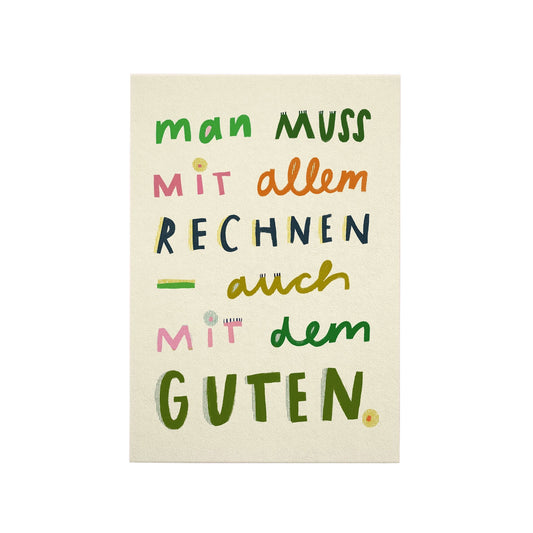 FRANZIZO Postkarte Das Gute | A6