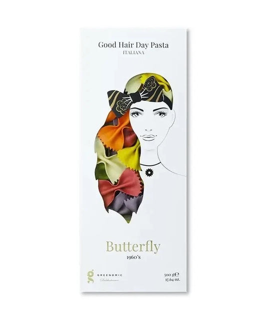 good hair day pasta butterfly 1960s bunt