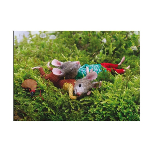 Postkarte Maggie Rudy Mäusewelt | Forest Bathing | A6