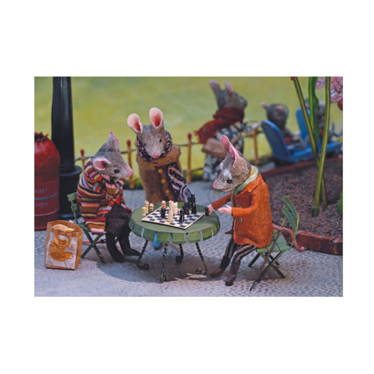Mäuse beim Schachspielen 