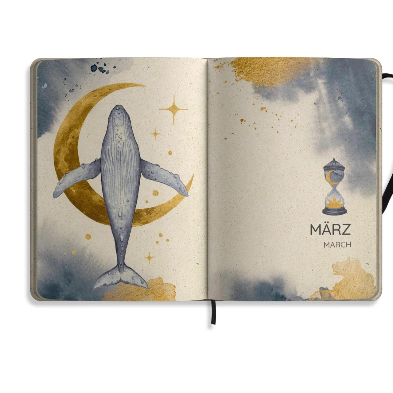 MATABOOKS Samaya Jahresplaner 2025 | Midnight | A5