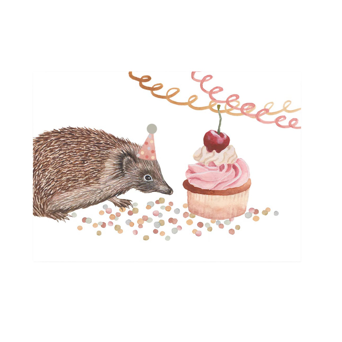 NATASKALIA Postkarte Igel-Geburtstag | A6