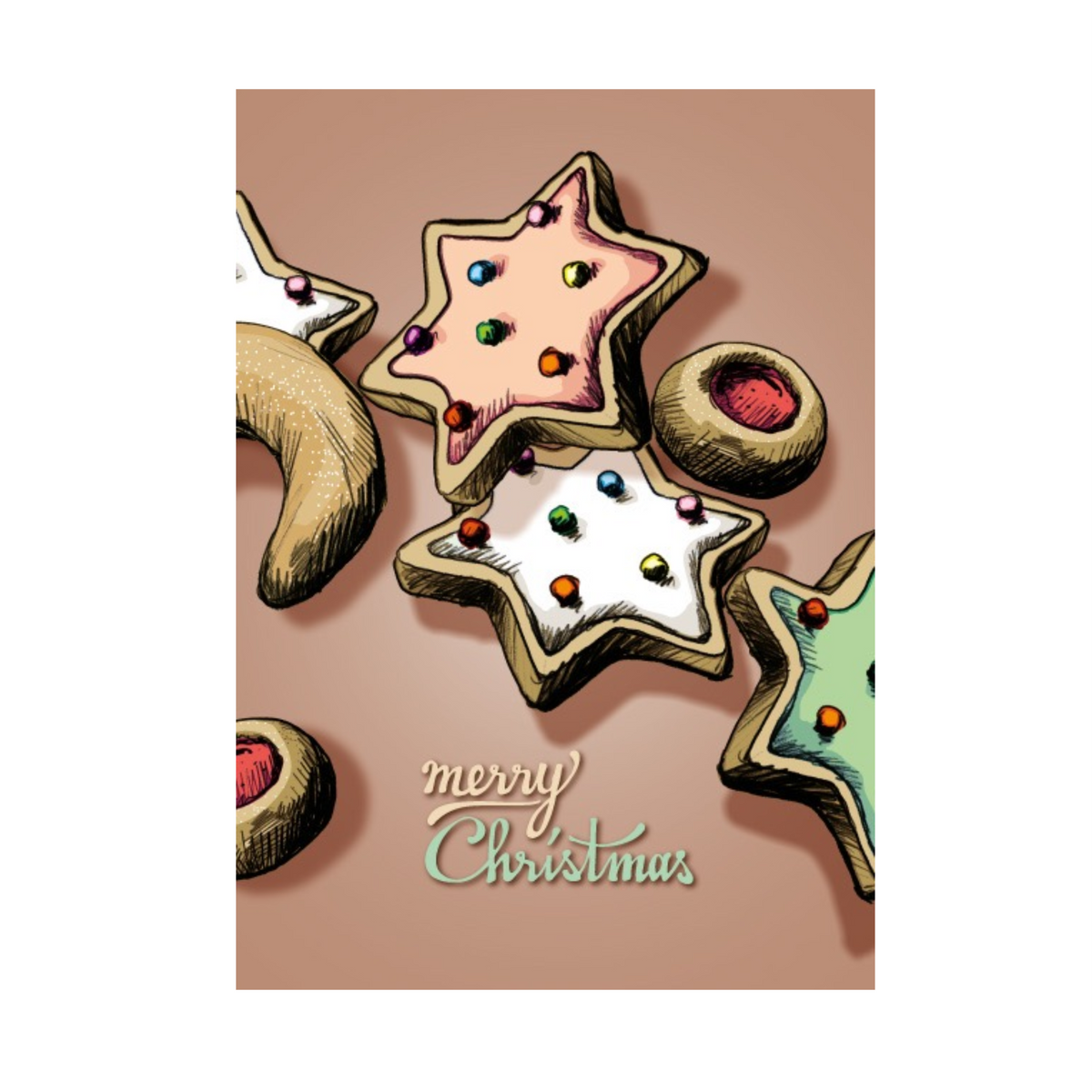 Postkarte Weihnachtsgebäck | A6