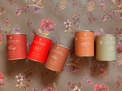 kleine Dosen aneinander gereiht